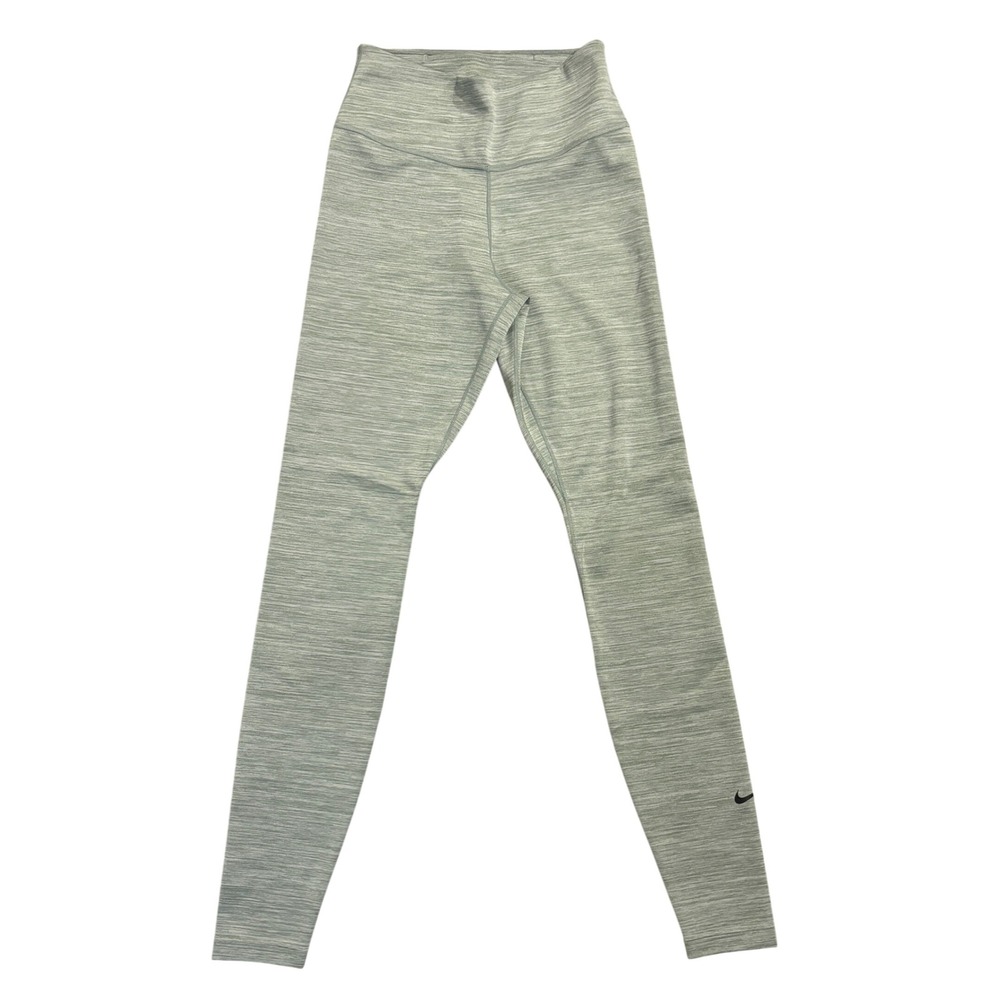 Nike Dri-FIT Leggings XS Sage Green Heathered High Waisted AJ8827-326